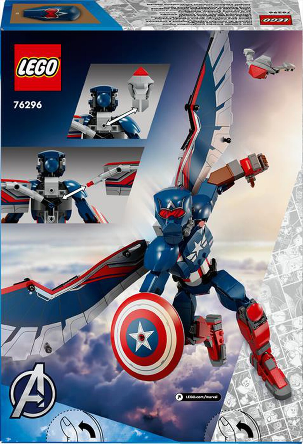 Immagine del prodotto LEGO - SUPER HEROES Personaggio di Captain America 76296