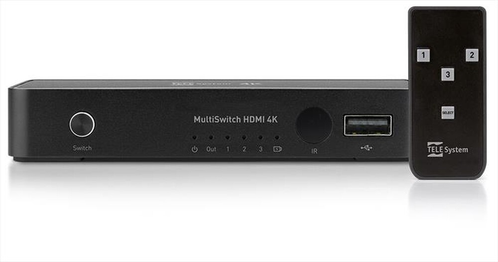 "TELESYSTEM - SWITCH HDMI 4K HDR-BLACK"