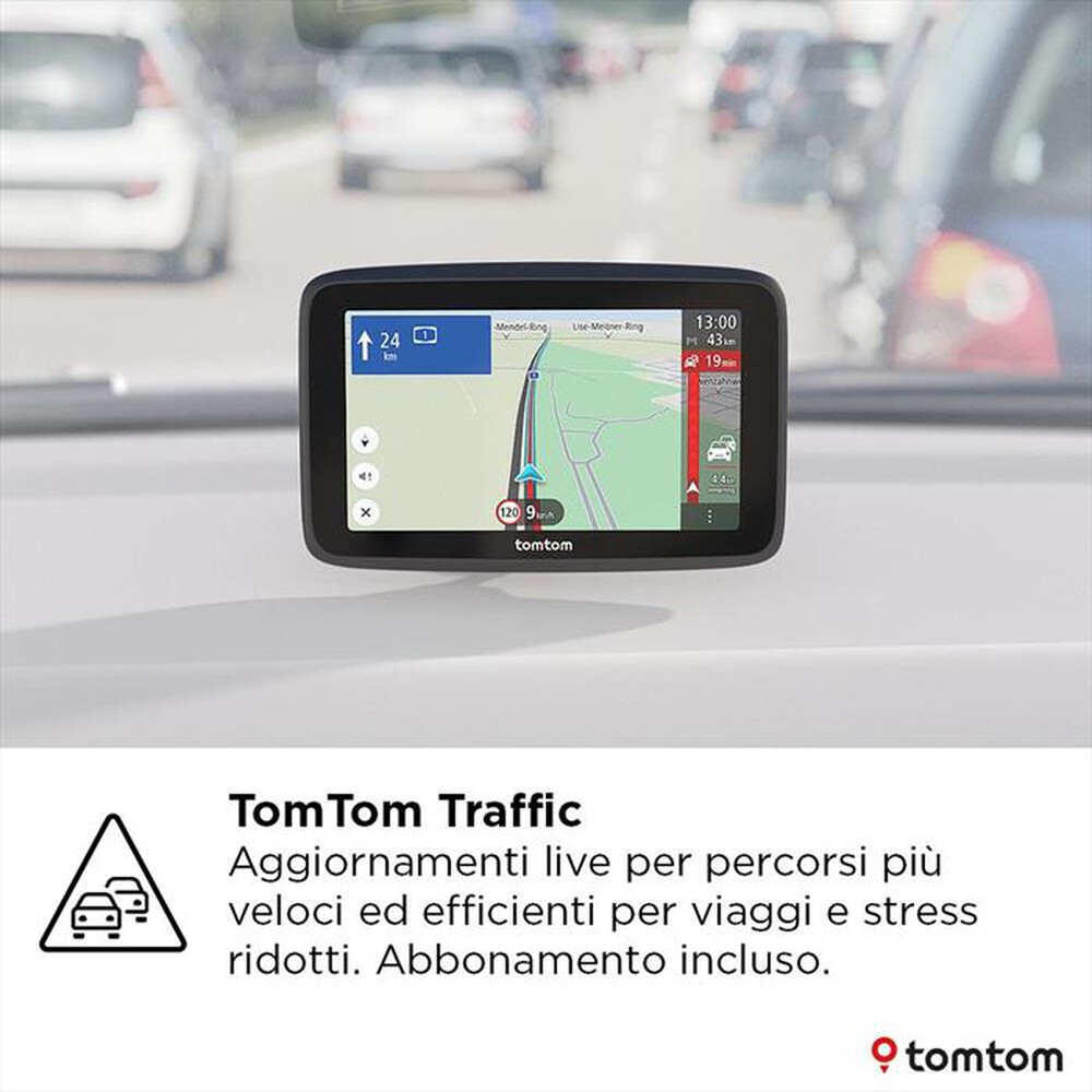 "TOM TOM - GO CLASSIC 6\" DI 2A GENERAZIONE-Nero"