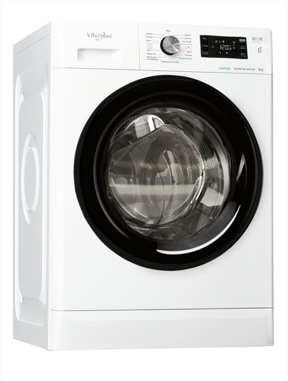 "WHIRLPOOL - Lavatrice FFB D96 BV IT 9 Kg Classe A-Bianco"