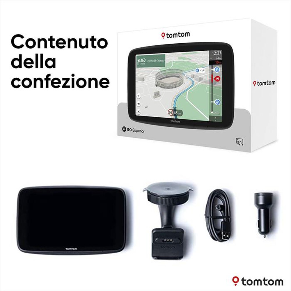 Immagine del prodotto TOM TOM - Navigatore portatile GO SUPERIOR 7"