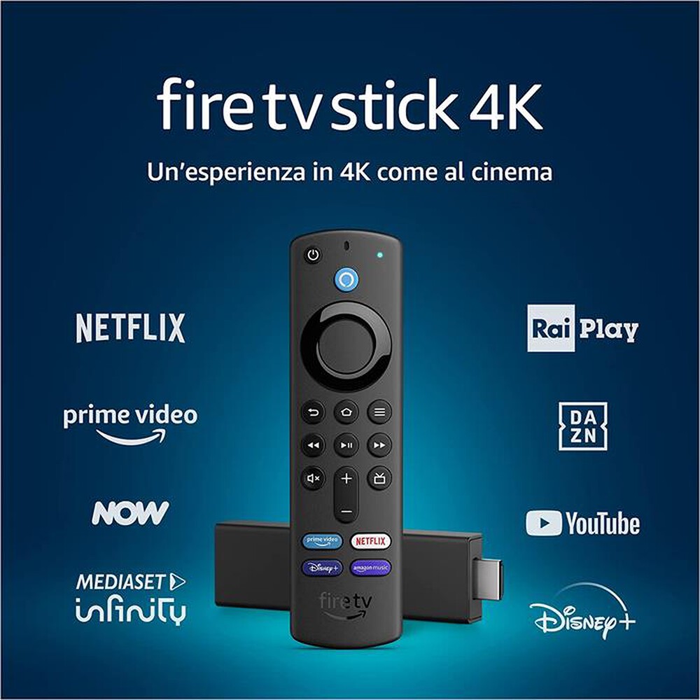 "AMAZON - FIRE TV STICK 4K ULTRA HD-Nero"