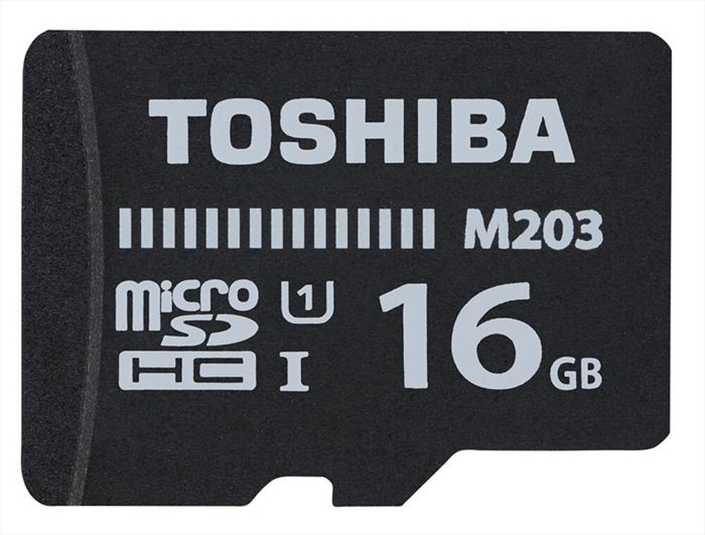 "TOSHIBA - MicroSD 16GB 100MB/S U1 CL10 - Nero"