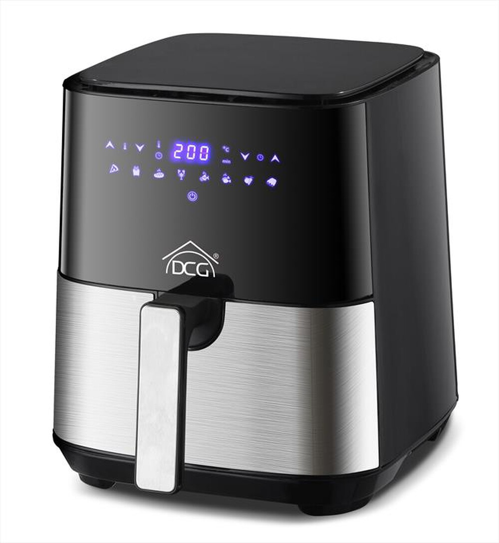 "DCG ELTRONIC - Friggitrice ad aria FR3605D-NERO SILVER"