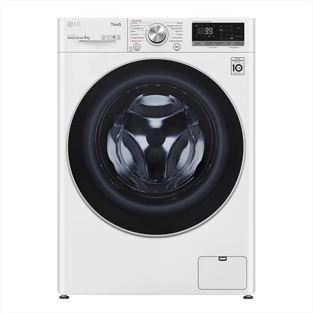 "LG - Lavatrice F4WV709S1E 9 Kg Classe A-White"