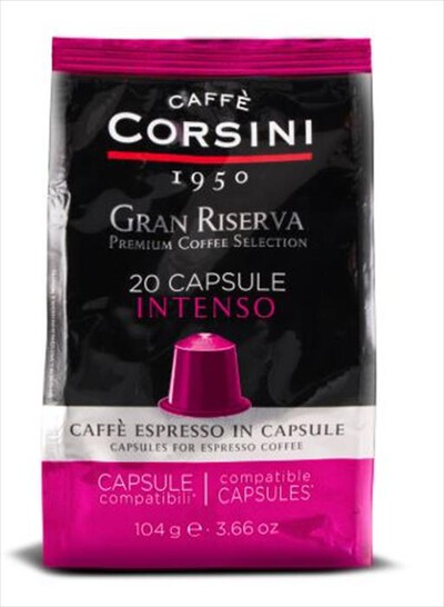 CORSINI - Gran Riserva Intenso 20 Caps - Comp. Nespresso - 