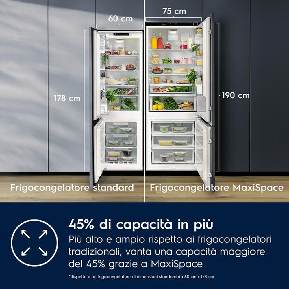 Immagine del prodotto ELECTROLUX - Frigorifero combinato incasso ENA7TE75S Classe E-Bianco