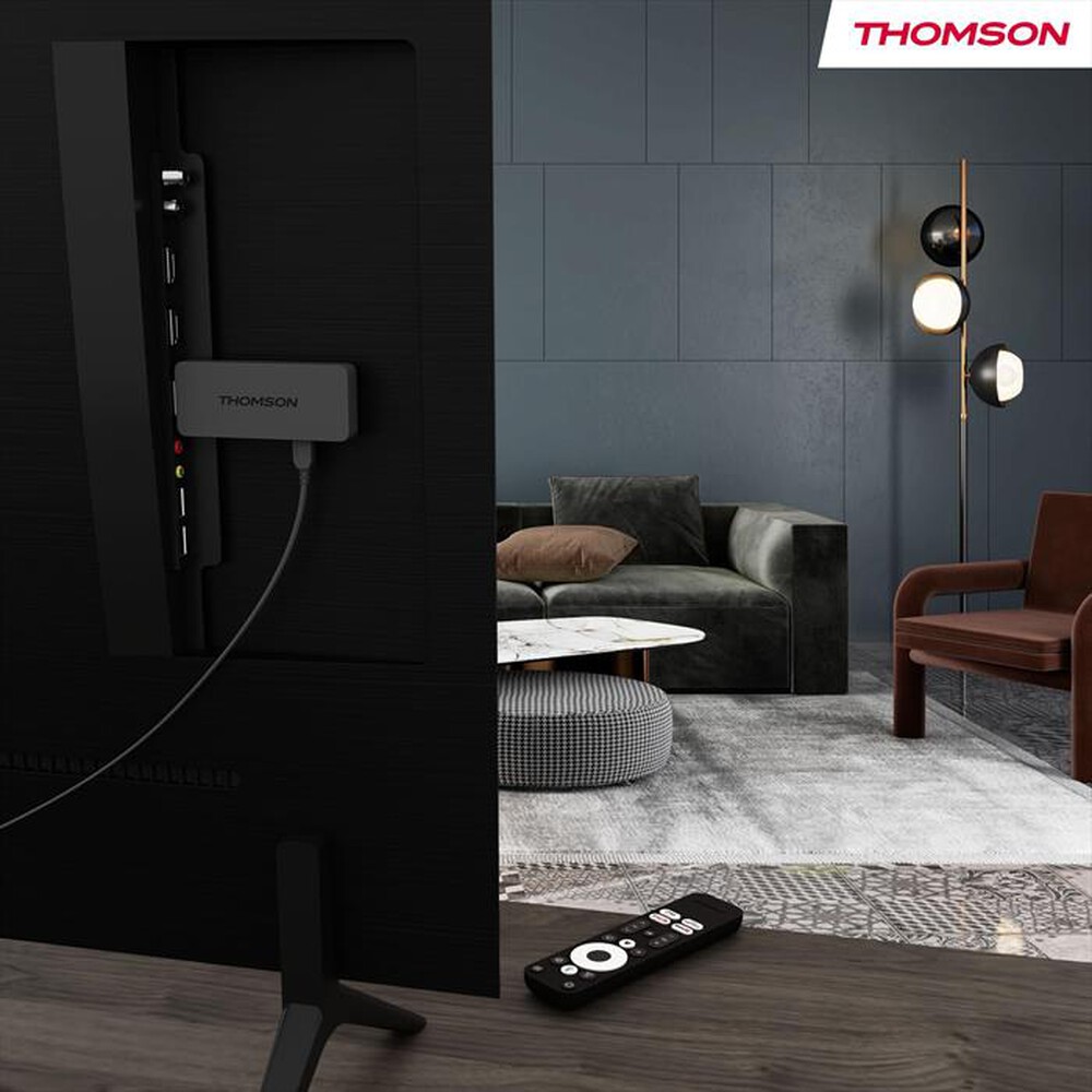 "THOMSON - STREAMING STICK UHD TELECOMANDO PORTATILE 140G-nero"