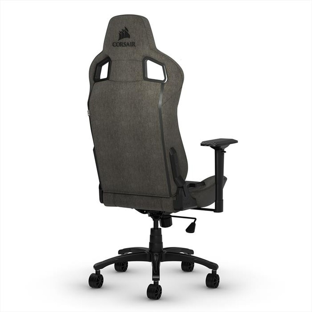 "CORSAIR - Sedia gaming CORSAIR T3 RUSH, Fabric-Grigio Scuro"