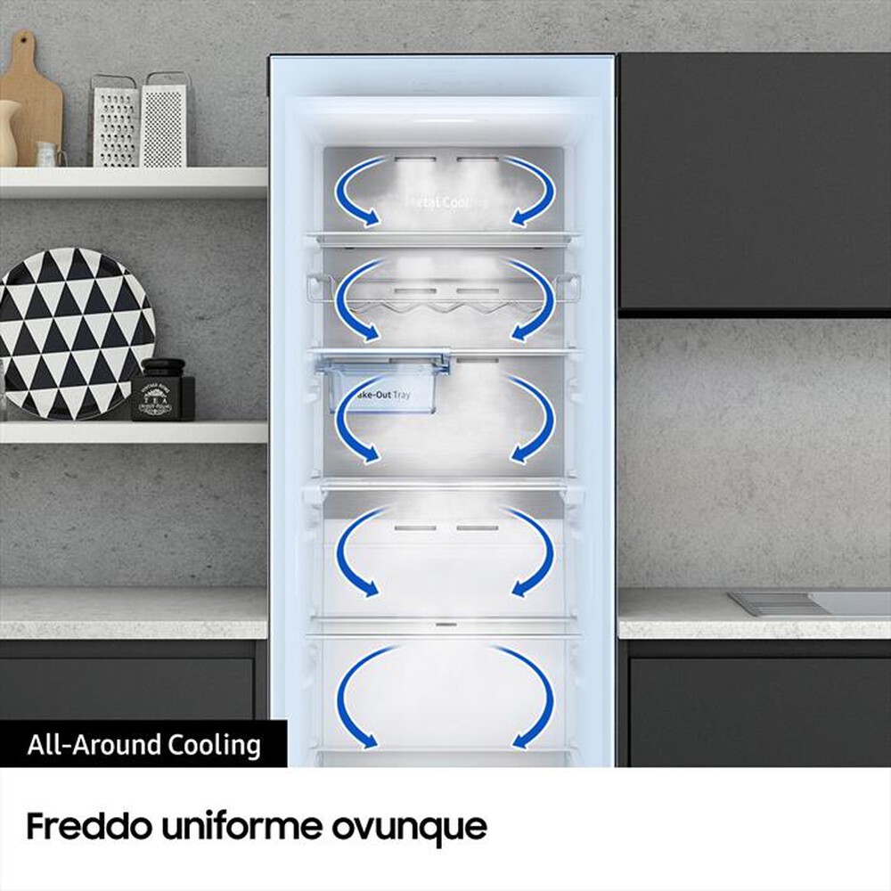 "SAMSUNG - Congelatore verticale F-RZ32F1041 BESPOKE Classe F-Glam Navy"