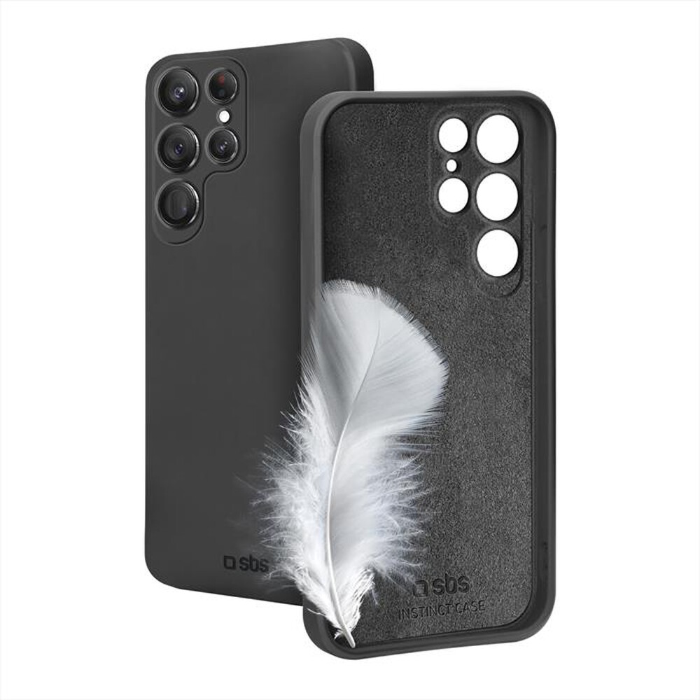 "SBS - Cover Instinct TEINSTSAS23UK per Samsung S23 Ultra-Nero"