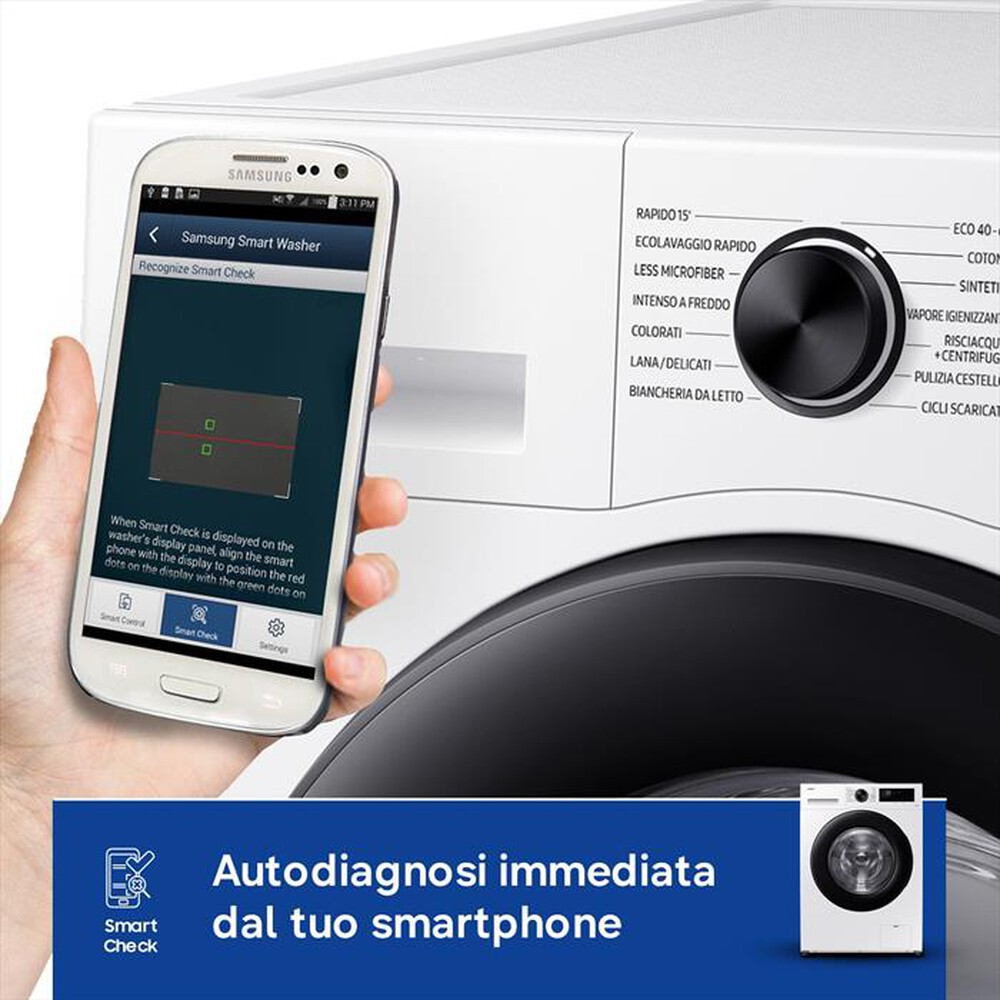 Immagine del prodotto SAMSUNG - Lavatrice WW11DG5B25AEET 11 Kg Classe A-Bianco