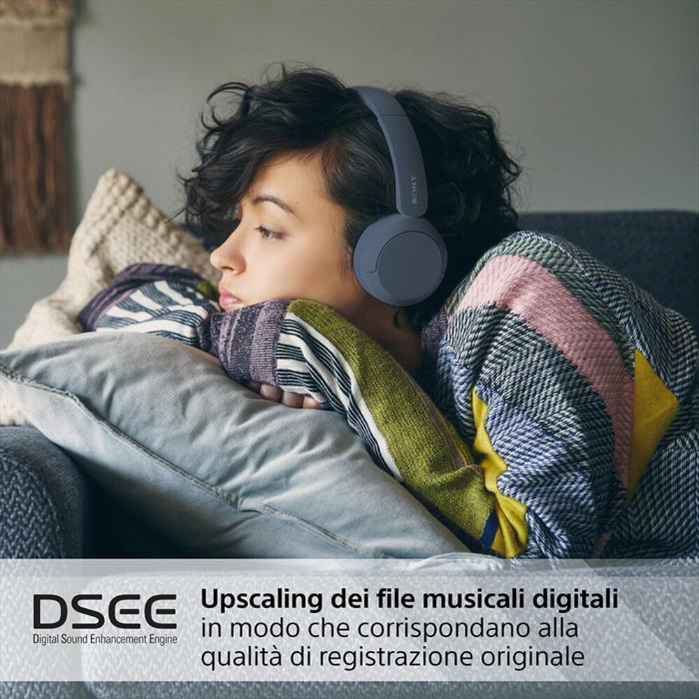 "SONY - Cuffie a padiglione chiuso WHCH520L.CE7-Blu"