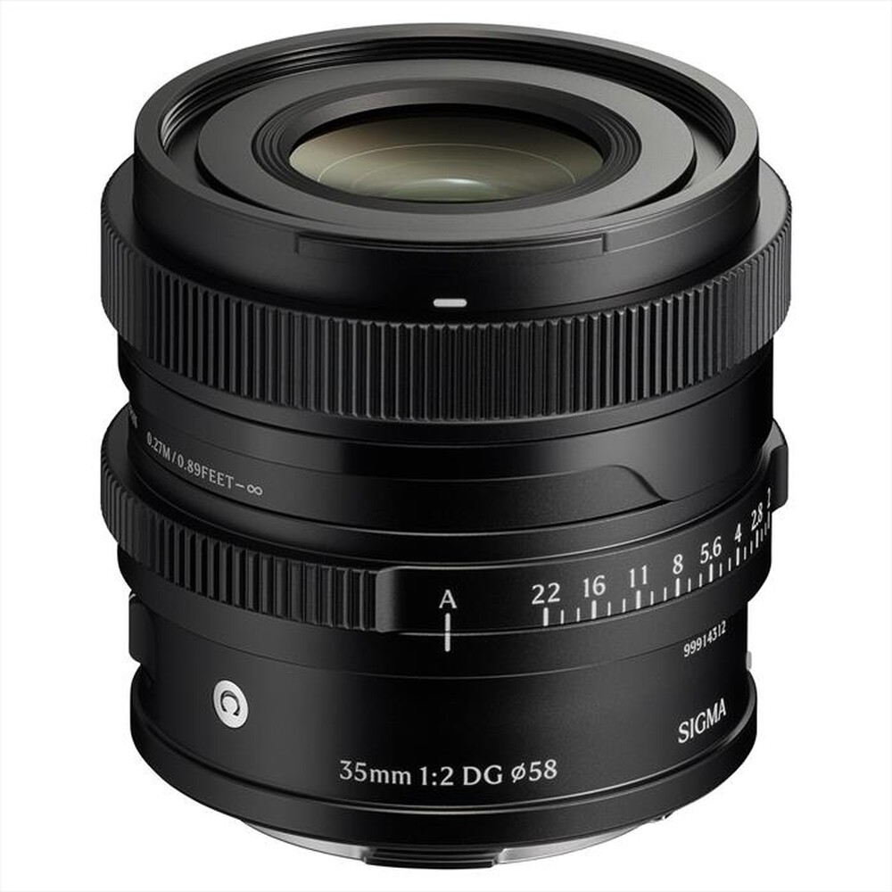Immagine del prodotto SIGMA - Obiettivo Fisso 35MM-F/2 (C) DG BLACK E-MOUNT-Nero