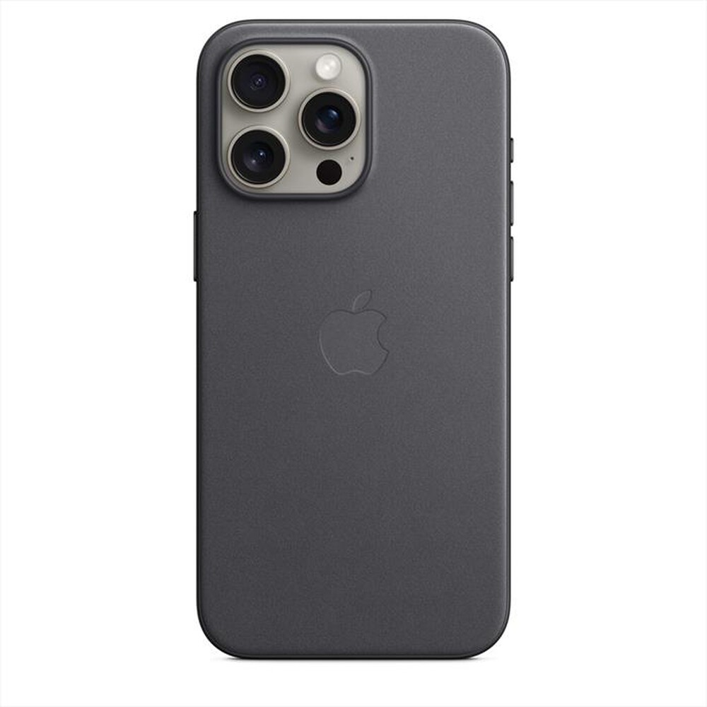 "APPLE - Custodia MagSafe tessuto iPhone 15 Pro-Nero"