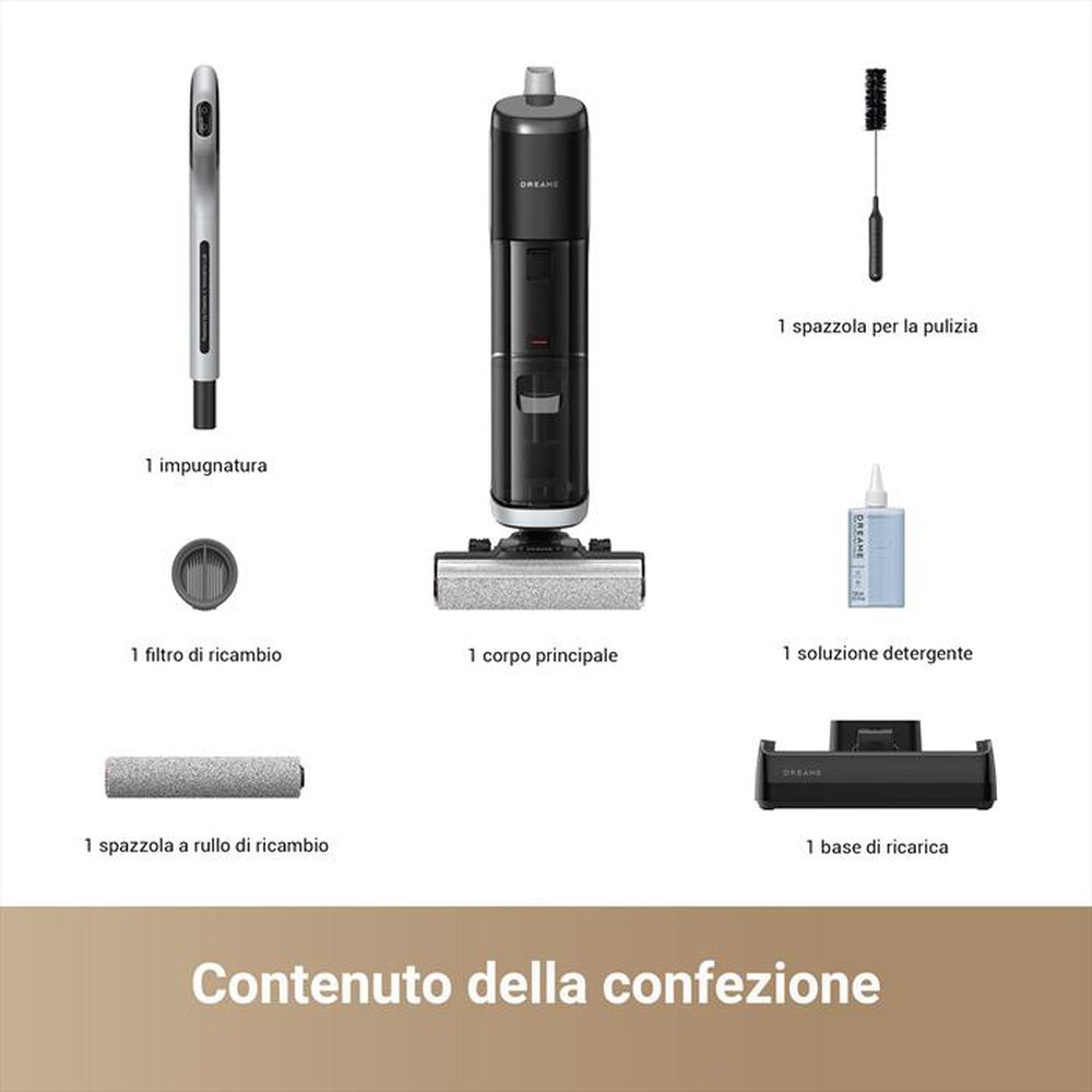 "DREAME - Scopa elettrica H14 PRO-Nero/Bianco"