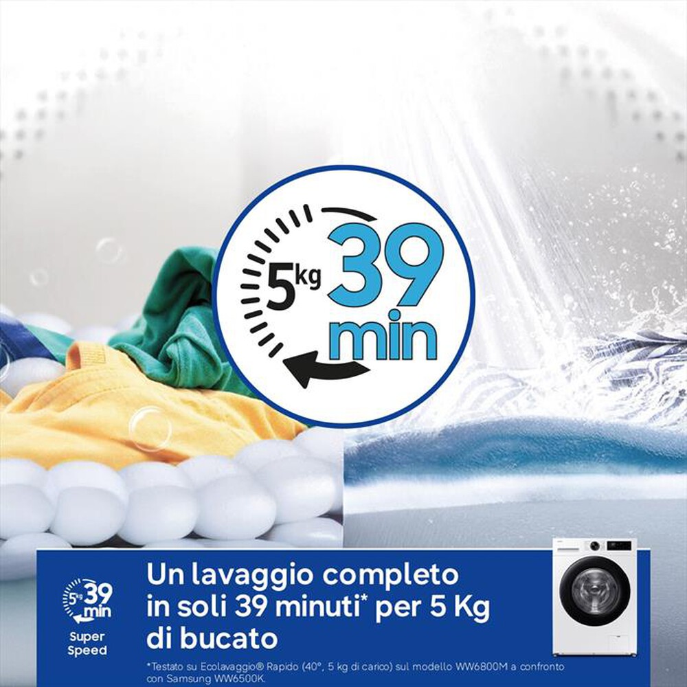 Immagine del prodotto SAMSUNG - Lavatrice WW10FG5U34AEET 10Kg Classe A-Bianco