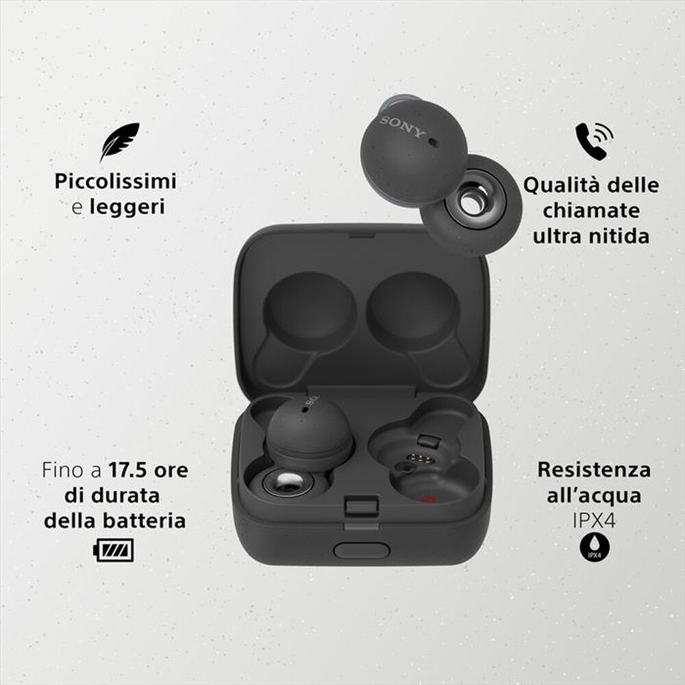 "SONY - Auricolari Bluetooth WFL900H.CE7-Grigio Antracite"
