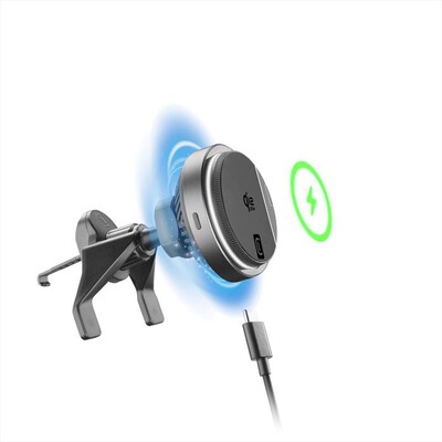CELLULARLINE - Supporto auto FREEZE MAG QI2 25W-Nero