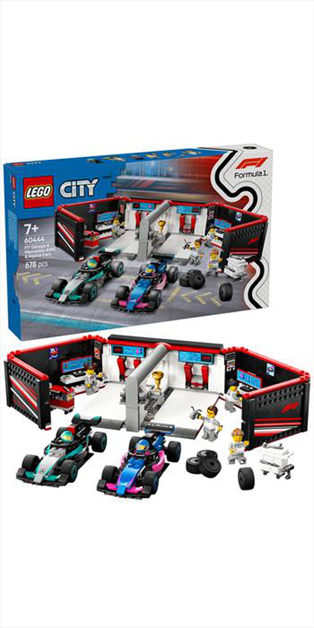 Immagine del prodotto LEGO - CITY F1 Garage con Mercedes-AMG e Alpine F1&reg; 60444