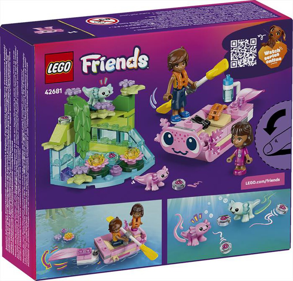 Immagine del prodotto LEGO - FRIENDS Barca d&rsquo;avventura Axolotl - 42681