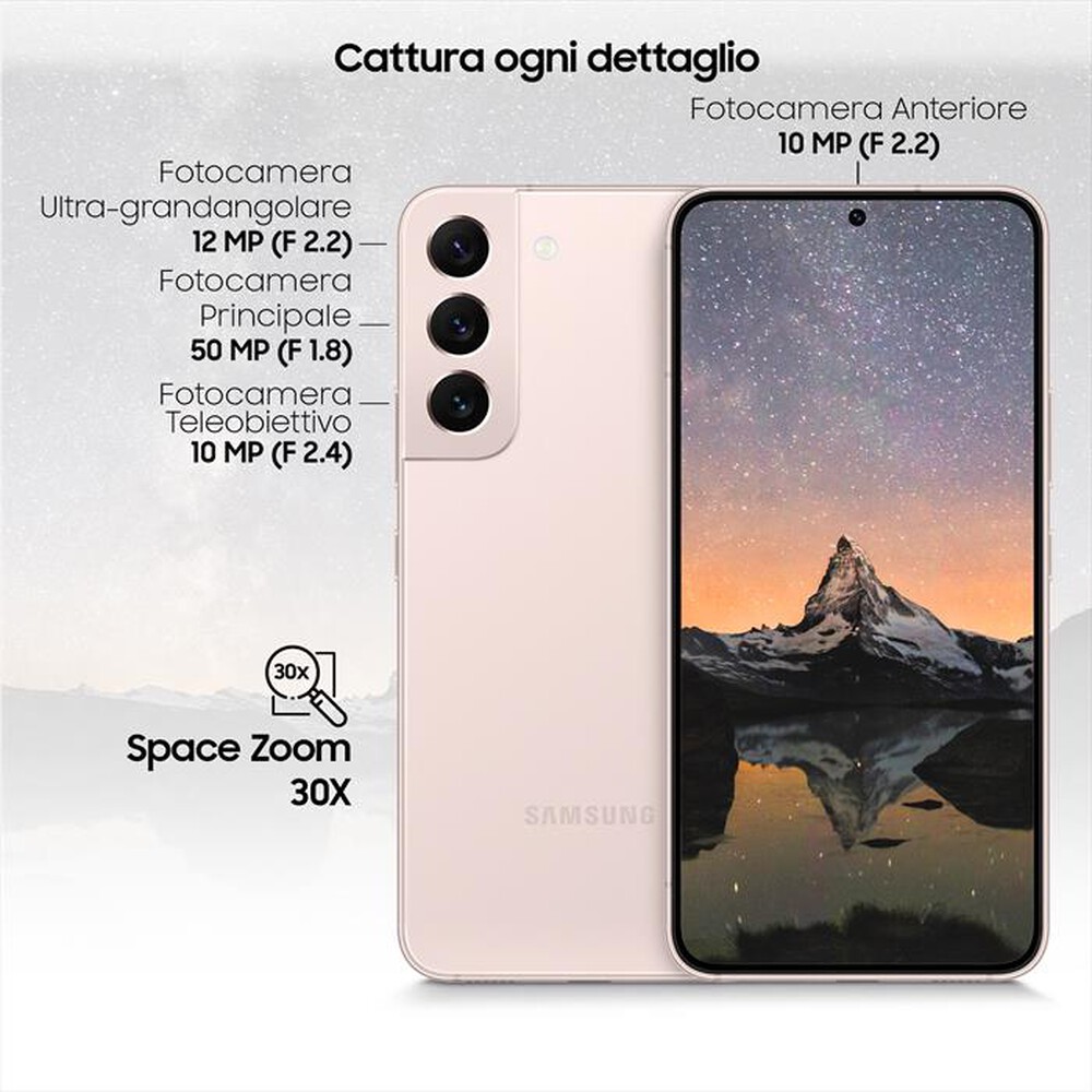 "SAMSUNG - GALAXY S22 256GB-Pink Gold"