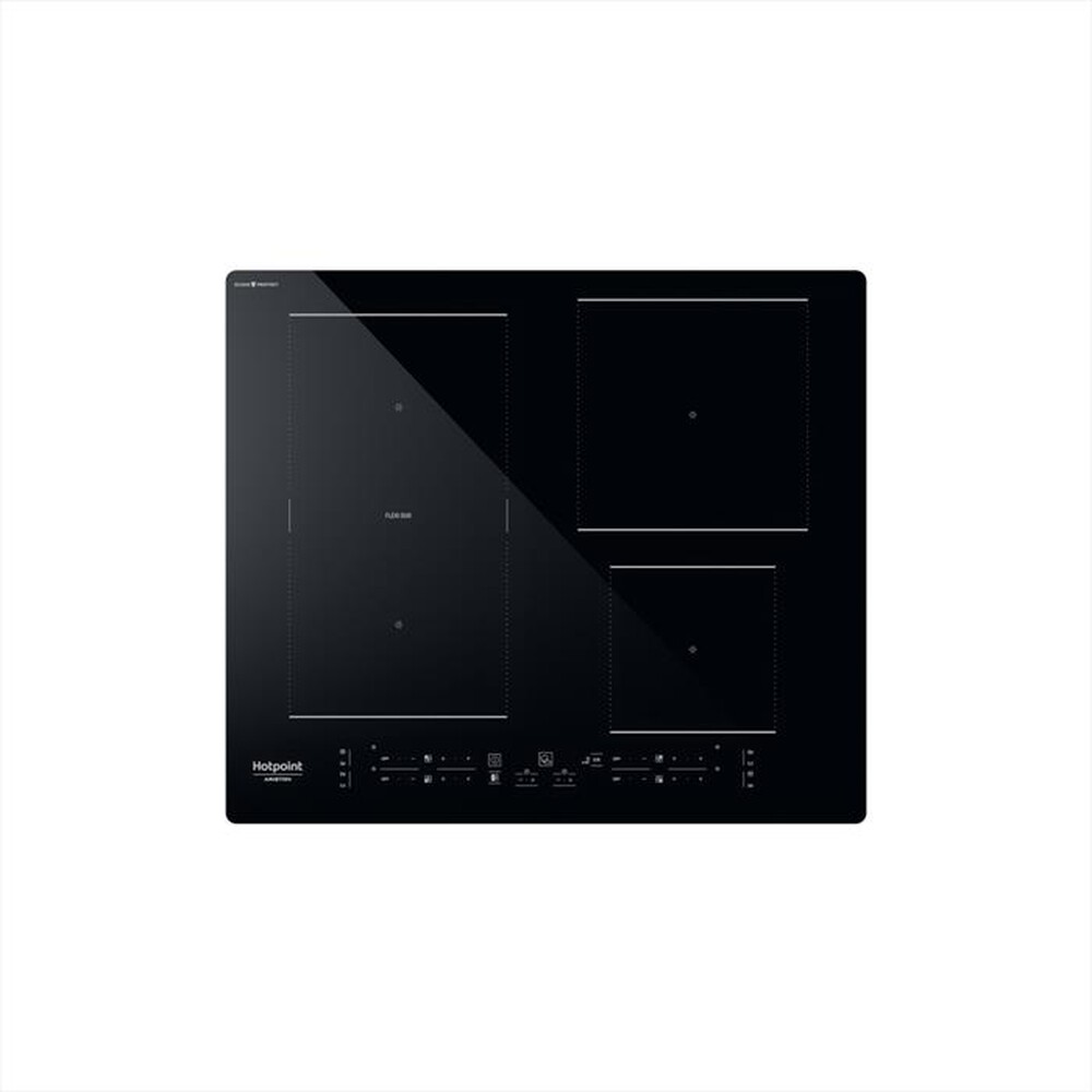 "HOTPOINT ARISTON - Piano cottura elettrico CLEANPROTECT HB 4860C CPNE-Nero"