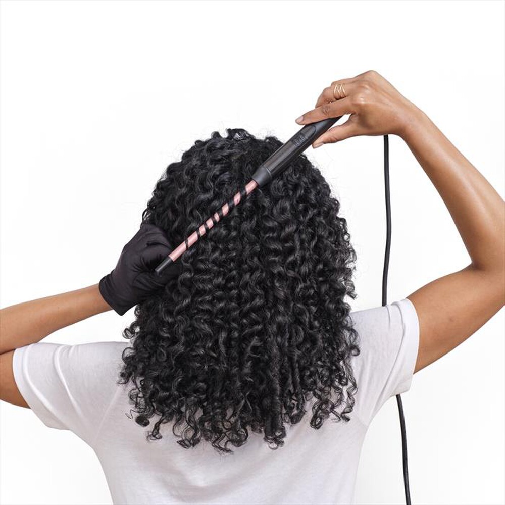 "BABYLISS - Ferro arricciacapelli C449E-Nero/Rosa"