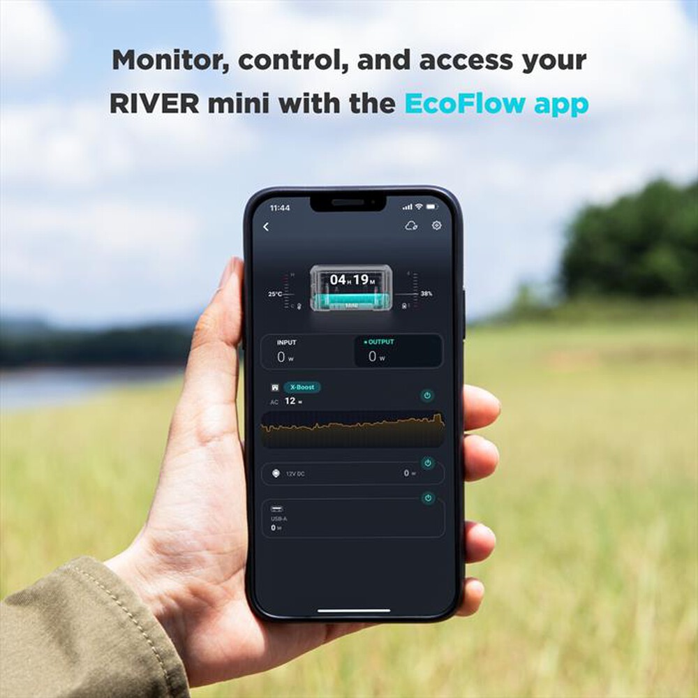 "ECOFLOW - Batteria portatile River mini wireless-nero"