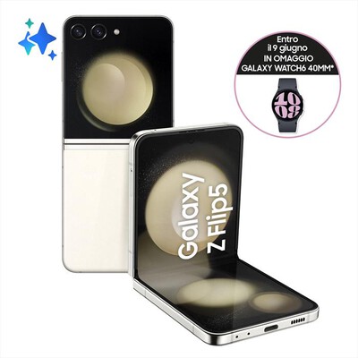 SAMSUNG - Galaxy Z Flip5 512GB-Cream