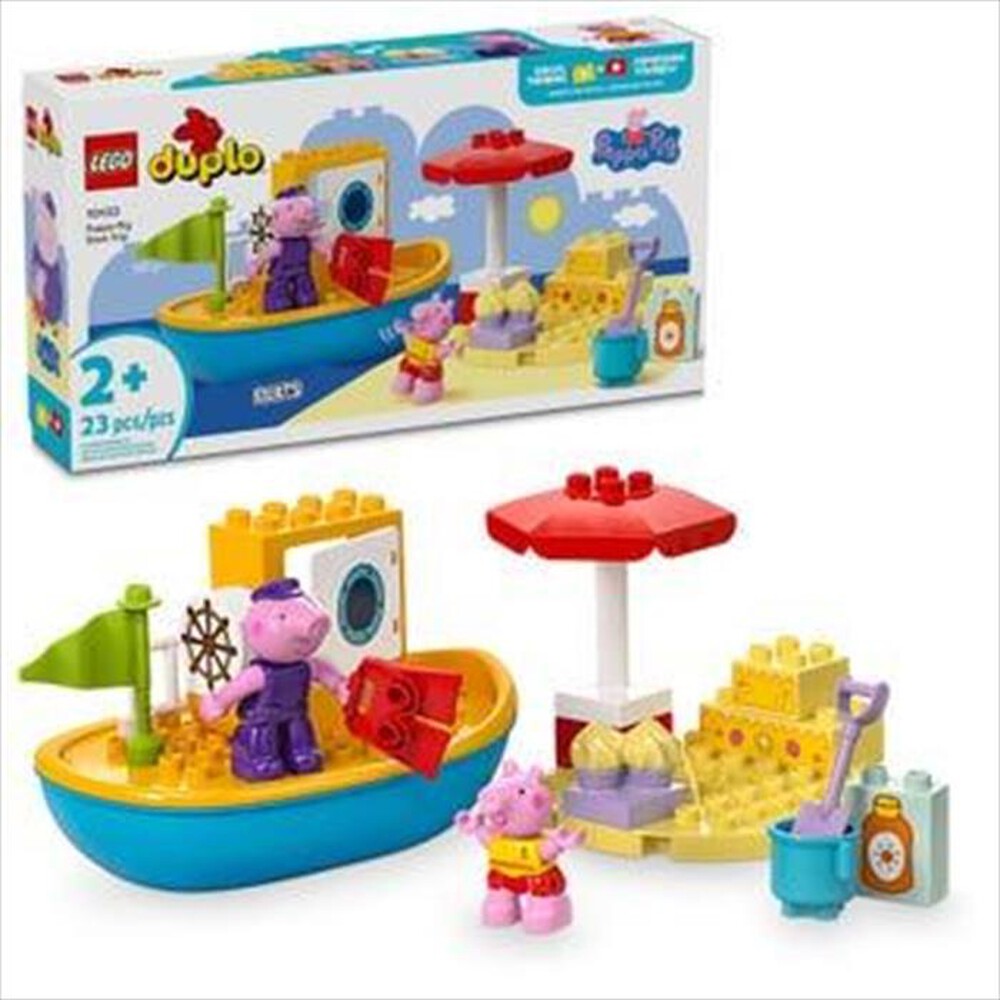 "LEGO - VIAGGOO IN BARCA DI PEPPA PIG- 10432-Multicolore"