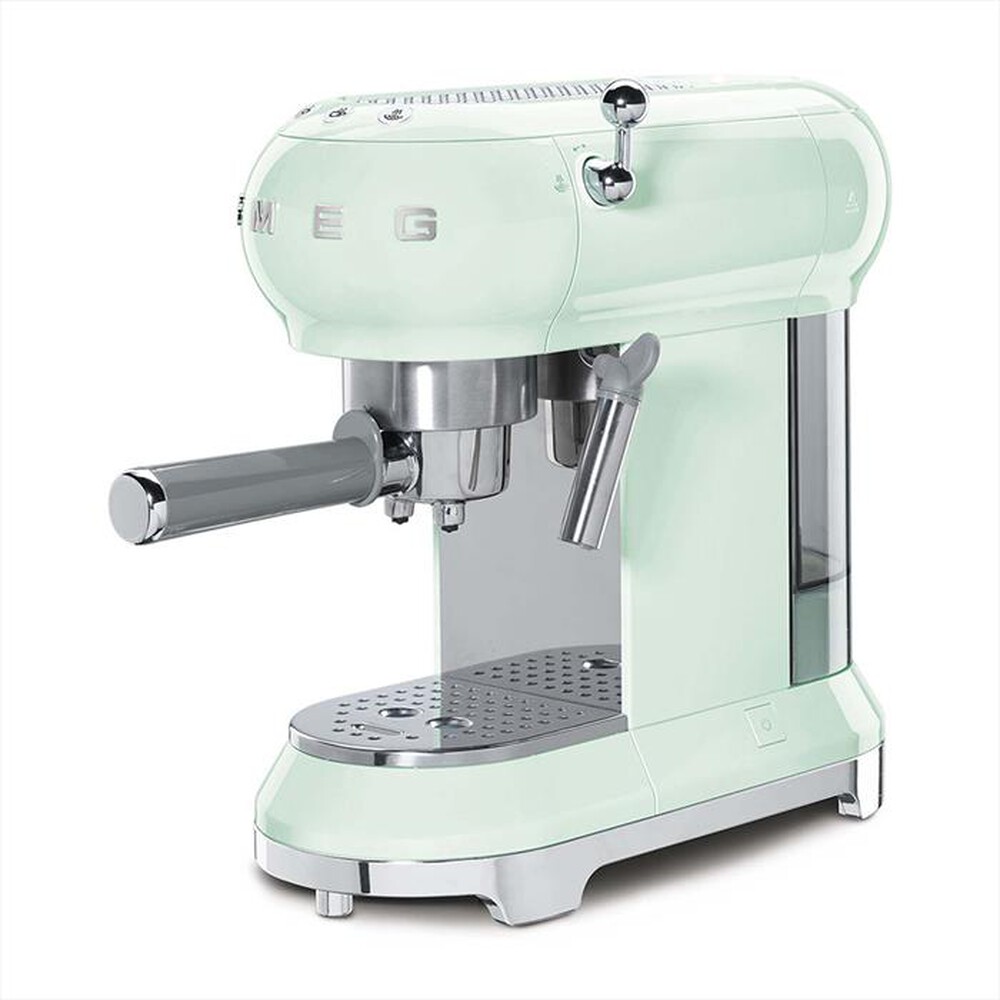"SMEG - Macchina da Caffè Manuale 50's Style – ECF01PGEU-verde pastello"