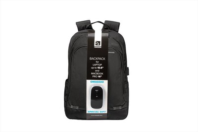 TUCANO - FORTE BACKPACK + WIRELESS MOUSE-nero