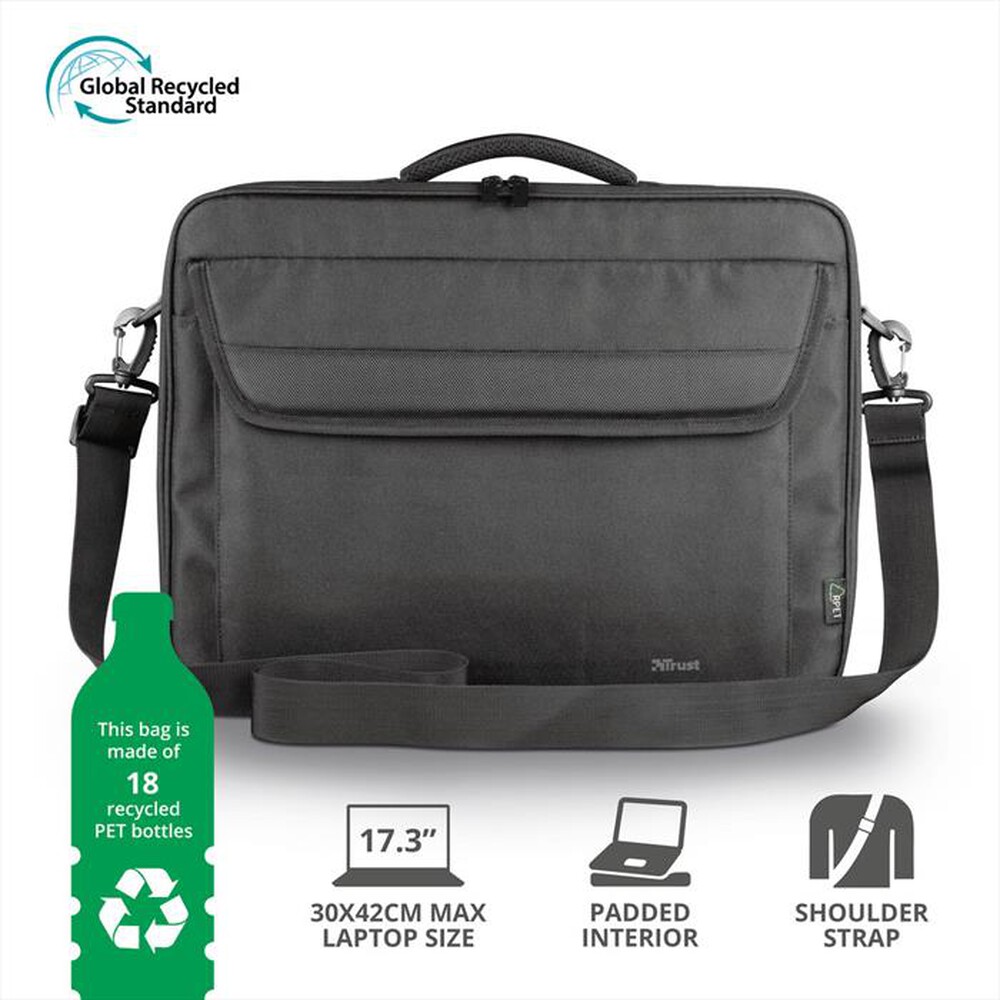 Immagine del prodotto TRUST - ATLANTA LAPTOP BAG 17.3? ECO-Black