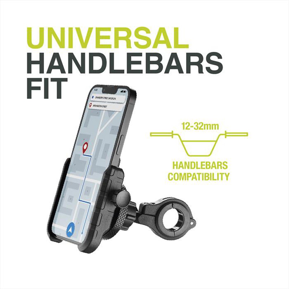 Immagine del prodotto CELLULARLINE - Supporto Smartpone da manubrio NEWMHOLDERALUMINK