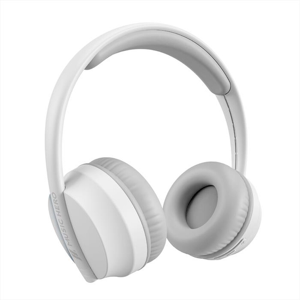 "MUSIC HERO - Cuffie wireless MHHEADFLICKBTW-Bianco"