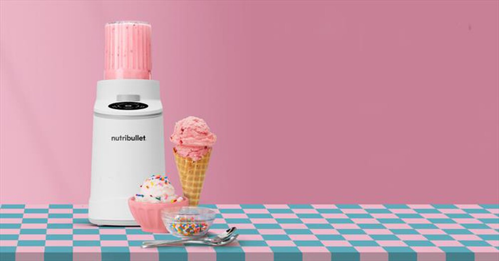 Immagine del prodotto NUTRIBULLET - CHILL Gelatiera compatta Icecream Maker NBD0503W-Bianco