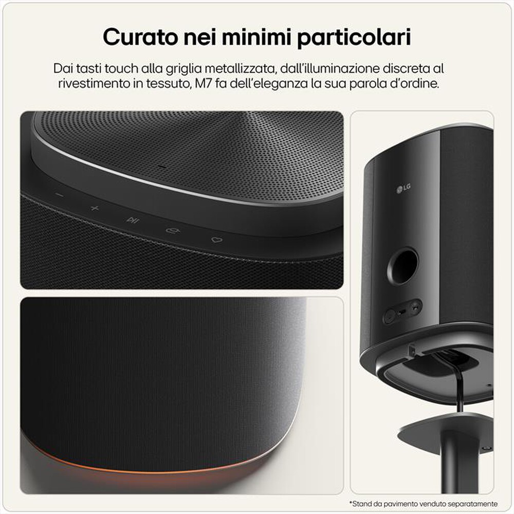 Immagine del prodotto LG - Speaker wireless 2.1.1 canali SOUND SUITE M7-Black