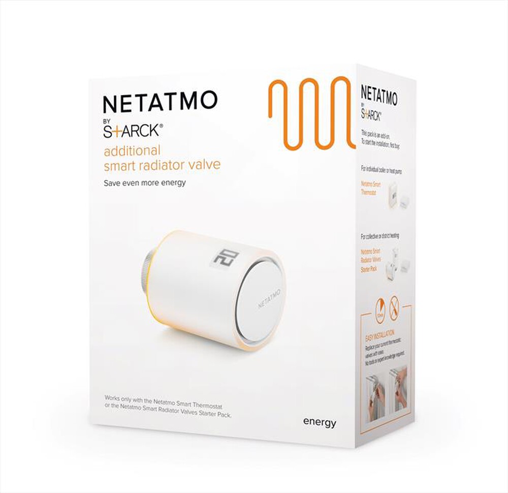 "NETATMO - VAL. TERMOSTATICA SINGOLA-White"