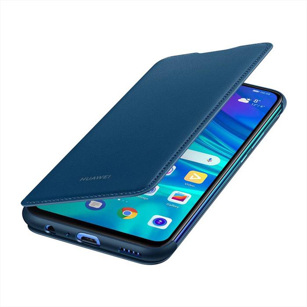 "HUAWEI - P SMART 2019 PU FLIP COVER-Blu"