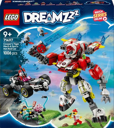 LEGO - DREAMZzz Mech tigre Cooper e Bolide di Zero 71497