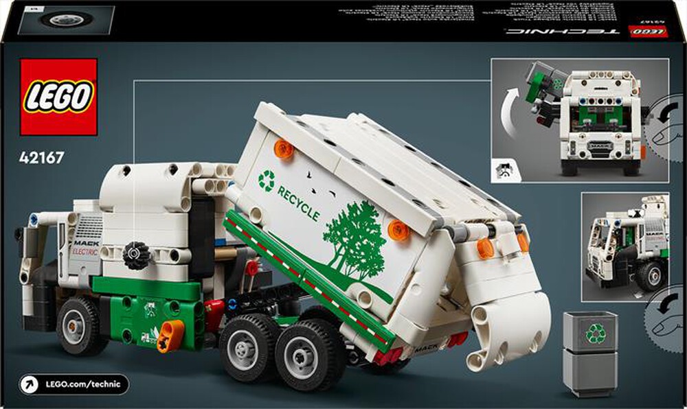 Immagine del prodotto LEGO - TECHNIC Camion spazzatura Mack LR Electric 42167