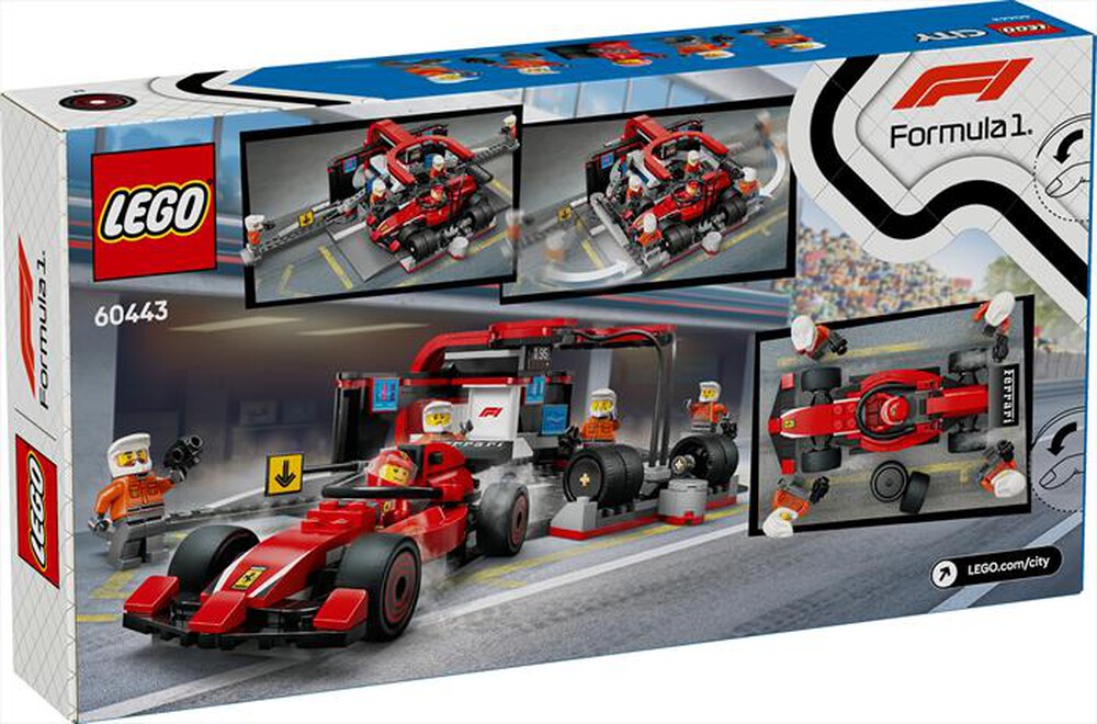 Immagine del prodotto LEGO - CITY F1 Pitstop e meccanici con Ferrari F1® 60443