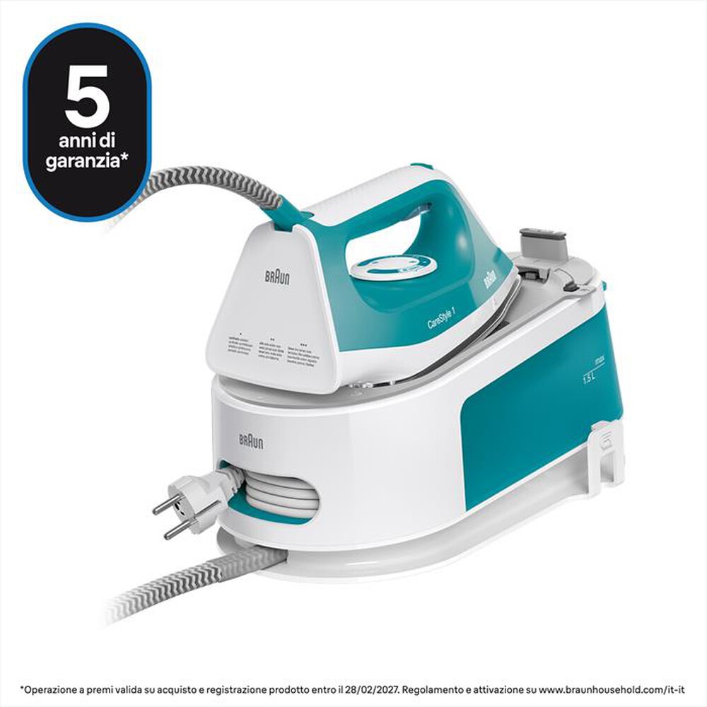 Immagine del prodotto BRAUN - SISTEMA STIRANTE CARESTYLE 1 IS1013GR-BIANCO/TURCHESE