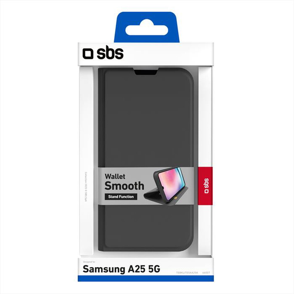 "SBS - Custodia TEBKLITESAA25K per Samsung A25/A24 4G-Nero"
