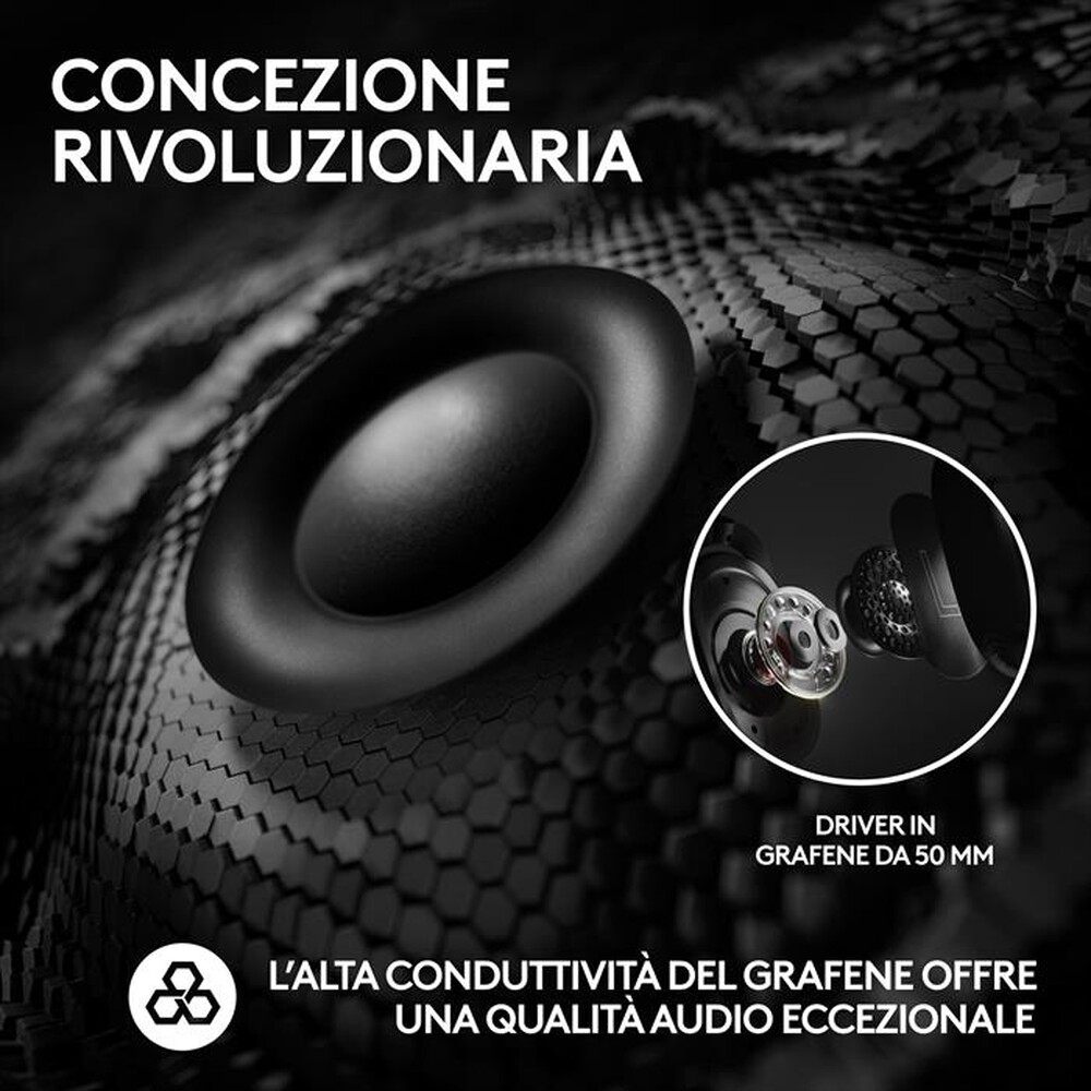 Immagine del prodotto LOGITECH - Cuffia con microfono PRO2 X WIRED + HS STAND-Nero
