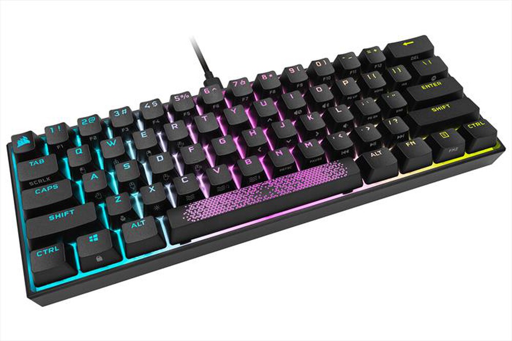 "CORSAIR - Tastiera K65 RGB MINI-Nero"
