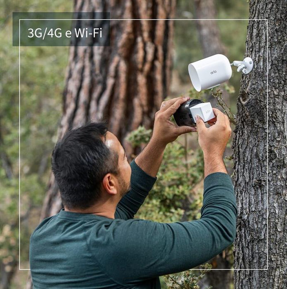 "ARLO - Telecamera di videosorveglianza GO V2 - 4G LTE-Bianco"