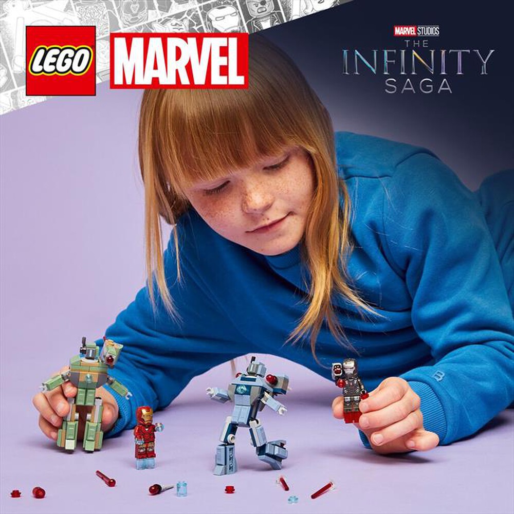 Immagine del prodotto LEGO - Iron Man e War Machine vs I droni di Hammer 76320