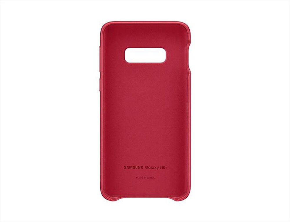"SAMSUNG - LEATHER COVER GALAXY S10 E-ROSSO"